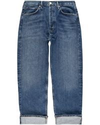 Agolde - Fran Cropped-Jeans mit hohem Bund - Lyst