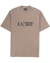 Emporio Armani - Round-Neck T-Shirt - Lyst