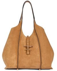 Tod's - T-Timeless Suede Shoulder Bag - Lyst