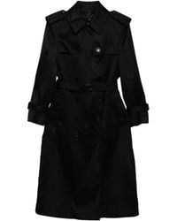 Tom Ford - Leather Undercollar Trench Coat - Lyst