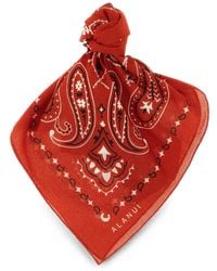 Alanui - Paisley-Print Square Scarf - Lyst