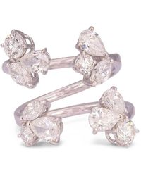 Zydo - Diamond Cluster Open Ring - Lyst
