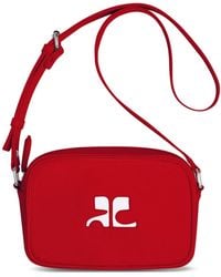 Courreges - Reedition Camera Leather Bag - Lyst
