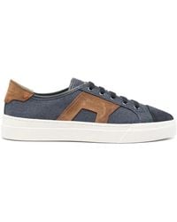 Santoni - Loafers Met Dubbele Gesp - Lyst