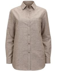Max Mara - Gestreept Blouse Met Zak - Lyst