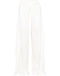Nissa - Layered Wide-Leg Trousers - Lyst