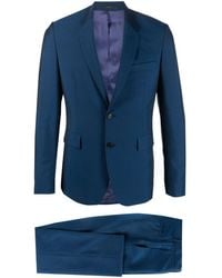 Paul Smith Einreihiger Anzug - Blau
