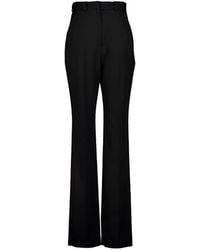 Balenciaga - High-Waist Slim-Fit Trousers - Lyst