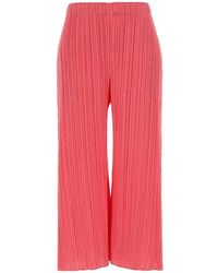 Pleats Please Issey Miyake - Pleated Trousers - Lyst
