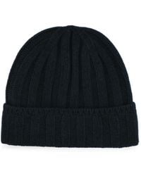 Vanisé - Ribbed-Knit Cashmere Beanie Hat - Lyst