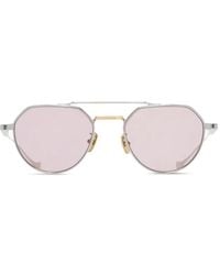 Cutler and Gross - Draycott Round-Frame Sunglasses - Lyst