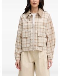 Barbour - Myshall Spread-Collar Cropped Jacket - Lyst