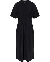 Gestuz - Gzinez Pleated Short-Sleeve Midi Dress - Lyst