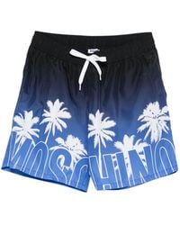 Moschino - Palm-Tree Print Swim Shorts - Lyst