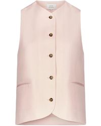 Loulou de Saison - Button Welt Pocket Waistcoat - Lyst