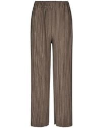 Samsøe & Samsøe - Uma Plissé-Effect Trousers - Lyst