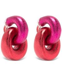 Monies - Metallic-Finish Clip-On Earrings - Lyst
