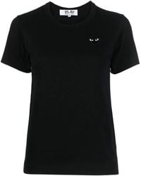 COMME DES GARÇONS PLAY - Heart Cotton T-Shirt - Lyst
