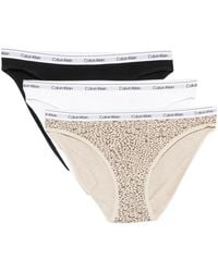 Calvin Klein - Logo-Waistband Briefs (Set Of Three) - Lyst