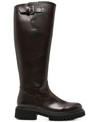 Guglielmo Rotta - Buckle-Detail Ridged-Sole Boots - Lyst