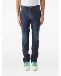 Jeckerson - John Contrast-Patch Slim-Fit Jeans - Lyst