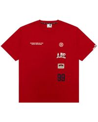 Aape By A Bathing Ape - T-Shirt À Détails De Logos - Lyst