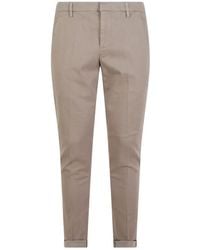 Dondup - Pantalon Slim À Plaque Logo - Lyst