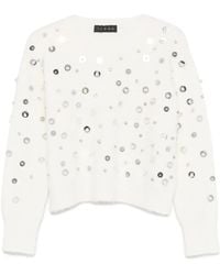 Kaos - Sequin-Embellished Sweater - Lyst