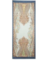 Etro - Abstract-Print Cashmere Scarf - Lyst