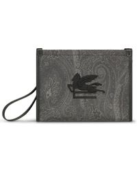 Etro - Essential Paisley-print Clutch Bag - Lyst