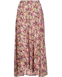 Isabel Marant - Floral-print High-waisted Skirt - Lyst