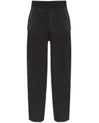 Emporio Armani - Loose Fit Trousers - Lyst