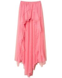 Twinset - X Myfo Asymmetric Tulle Skirt - Lyst