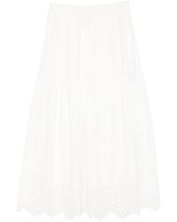 Bambah - Eyelet Maxi Skirt - Lyst