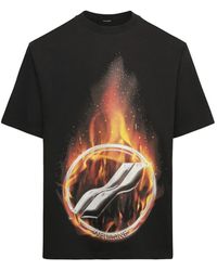 we11done - Meteor-Print T-Shirt - Lyst