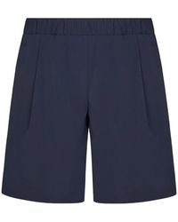 Herno - Elasticated-Waist Shorts - Lyst