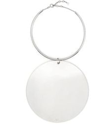 Courreges - Collar Con Colgante Circular - Lyst
