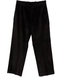 Our Legacy - Borrowed Plissé-Effect Cotton Trousers - Lyst