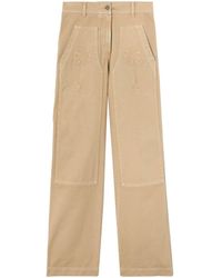 Palm Angels - Mid-rise Straight-leg Trousers - Lyst