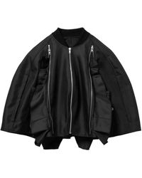 Comme des Garçons - Ruffled Cropped Jacket - Lyst