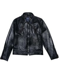 United Rivers - Chesapeake River Horse-Motif Leather Jacket - Lyst