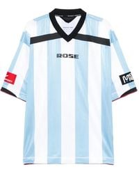 Martine Rose - Striped Football T-Shirt - Lyst