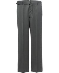 Officine Generale - Klassische Hose Mit Gürtel - Lyst