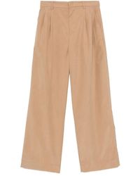 White Sand - Pantalon Ample À Design Plissé - Lyst