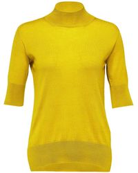 Jil Sander - ハイネック ショートスリーブセーター - Lyst