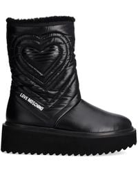 Love Moschino - Quilted Boots - Lyst