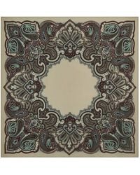 Bompard - Stan Paisley Cashmere Square Scarf - Lyst