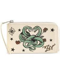 Zadig & Voltaire - Zv Card Tattoo Card Holder - Lyst