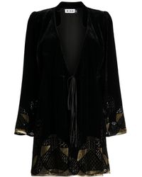 RIXO London - Iris Velvet Short Dress - Lyst