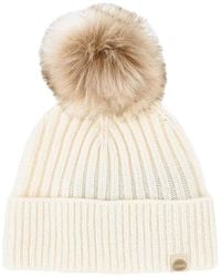 Colmar - Gerippte Beanie Mit Faux Fur - Lyst